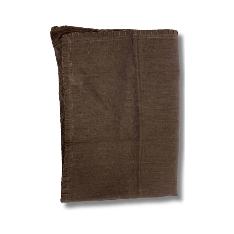 Lot de 2 torchons unis pur lin Romance