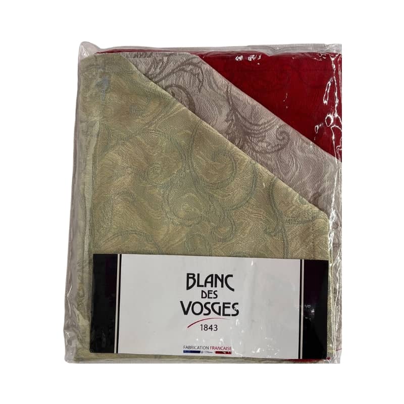 Coffret de 3 torchons Jacquard Blanc des Vosges